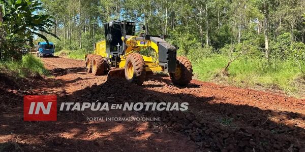 CAMBYRETÁ REFUERZA EL MANTENIMIENTO VIAL EN BARRIOS Y COMPAÑÍAS DEL DISTRITO