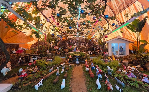 Tradición viva: el pesebre Sabaté y su nuevo carpincho