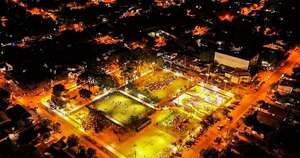 La Nación / Alliana encabezó inauguración de mejoras en la plaza Bernardino Caballero de Pilar