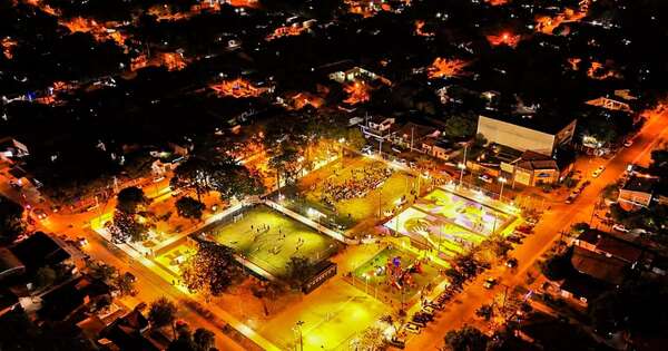 La Nación / Alliana encabezó inauguración de mejoras en la plaza Bernardino Caballero de Pilar