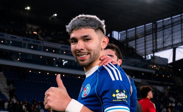 La calificación más alta: Julio Enciso, el mejor jugador de Racing de Estrasburgo