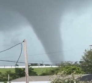 Un tornado sorprendió al Alto Paraná y reaviva la alerta por fenómenos severos