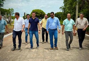 Gobernación inaugura empedrados en 4 barrios de Juan E. O´Leary | DIARIO PRIMERA PLANA