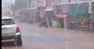 La Nación / Lluvias torrenciales causan inundaciones y dejan una persona desaparecida