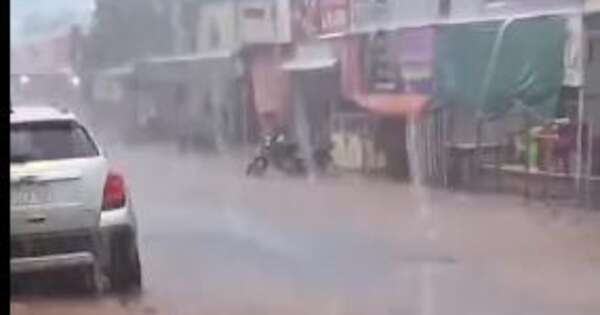 La Nación / Lluvias torrenciales causan inundaciones y dejan una persona desaparecida