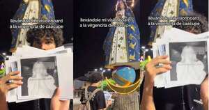 La Nación / Furor en TikTok: actor llevó su vision board a la Virgen de Caacupé
