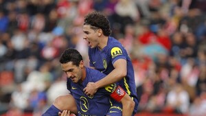 El Atlético cierra el año con una alegría en Girona