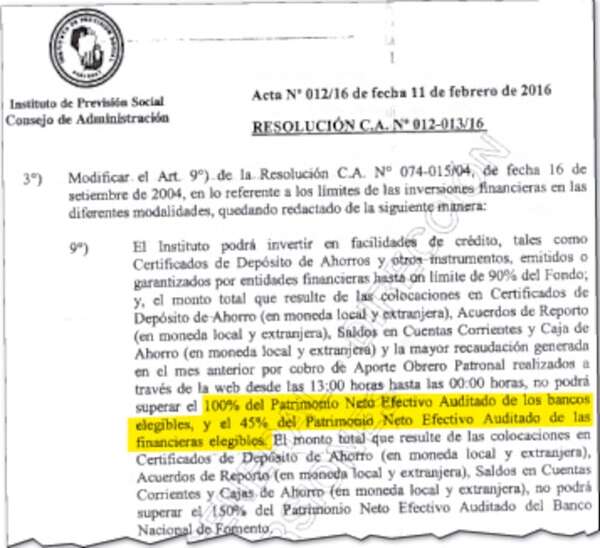 Piden conocer razones de temerarios cambios en los reglamentos del IPS - Política - ABC Color