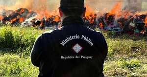 La Nación / Operativo Umbral: en Saltos del Guairá queman 90.000 k de droga
