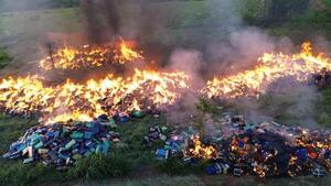 Golpe al Crimen Organizado: Más de USD 13 millones en drogas incineradas