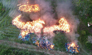 Operación Umbral: destruyen droga valuada en más de USD 13 millones en Canindeyú - OviedoPress