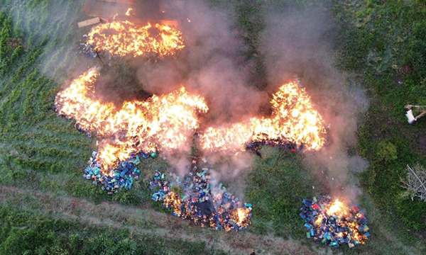 Operación Umbral: destruyen droga valuada en más de USD 13 millones en Canindeyú - OviedoPress