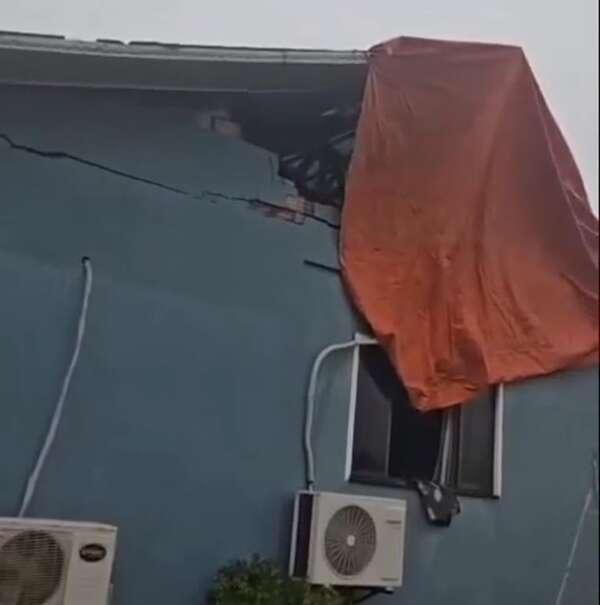 Evalúan daños tras el paso de tornado F1 en Santa Rosa del Monday  - ABC en el Este - ABC Color