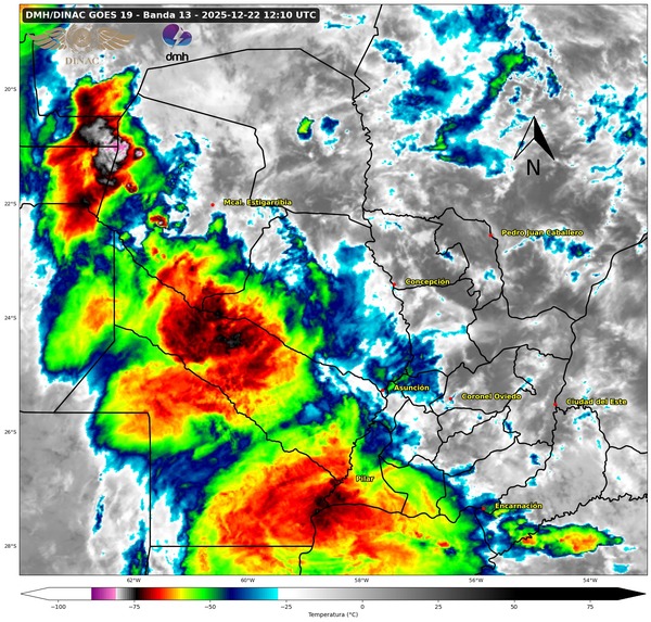 Alerta meteorológica: Navidad «pasada por agua» y ambiente inestable en gran parte del país