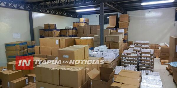 ITAPÚA RECIBE IMPORTANTE ENTREGA DE INSUMOS Y MEDICAMENTOS PARA FORTALECER LA SALUD