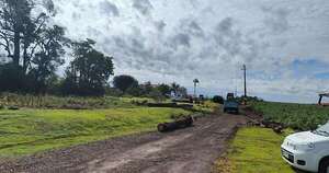 La Nación / Santa Rosa del Monday: a pesar del “tornado”, solo ocho postes de Ande fueron derribados