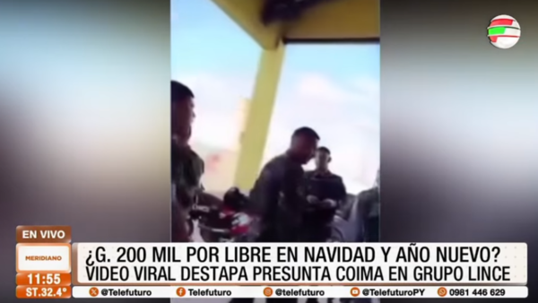 Presunta coima en Grupo Lince para evitar guardias de fin de año