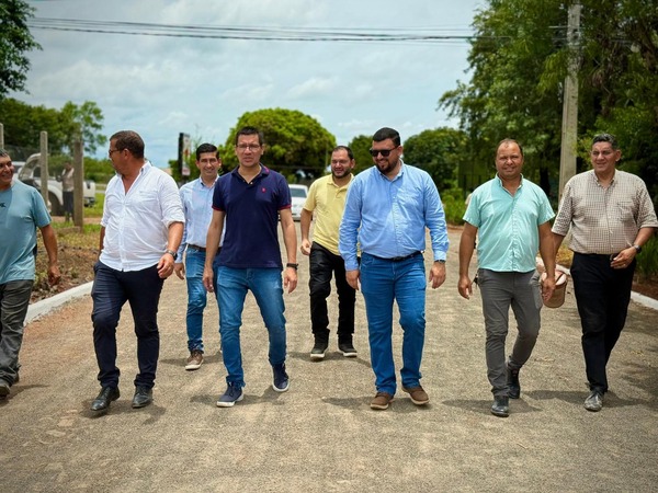 Inauguran cuatro tramos de empedrado en Juan E. O’Leary - ADN Digital