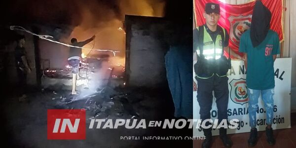 HOMBRE TERMINÓ TRAS LAS REJAS TRAS SUPUESTAMENTE INCENDIAR LA CASA DE SU EX