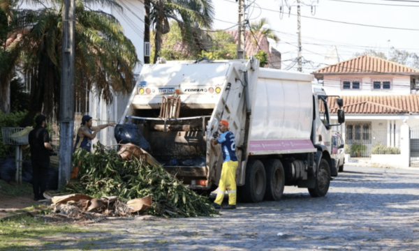 Recolección de basura en Asunción: Horarios de Navidad