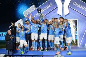 El Napoli es supercampeón de Italia - Fútbol Internacional - ABC Color