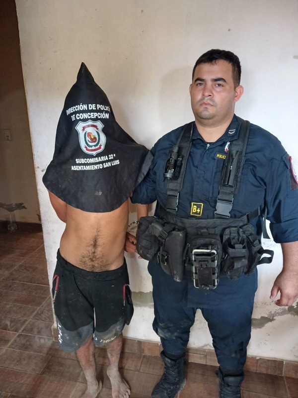 Aprehenden a un joven por resistencia y con orden de captura pendiente en el asentamiento San Luis - Concepción al Día