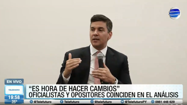 "Es hora de hacer cambios", en el Gabinete de Peña