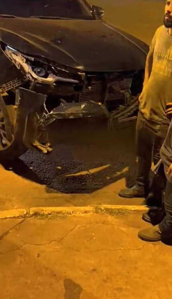 Menor de 17 años, hijo de concejal departamental, protagonizó siniestro vial en San Alberto