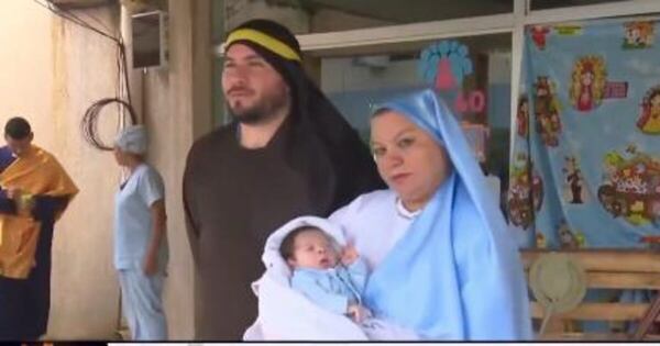 La Nación / Hospital Pediátrico Acosta Ñu: celebran la Navidad con pesebre viviente y villancicos