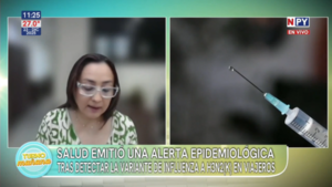 Salud Pública emite alerta por nueva variante de influenza A H3N2(K) en Paraguay