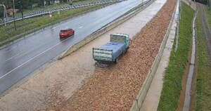 Diario HOY | Camión ladrillero evita accidente gracias a rampa de emergencia del Cerro Caacupé