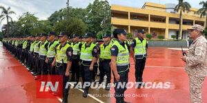 REFUERZAN LA SEGURIDAD EN ITAPÚA CON LA LLEGADA DE 189 NUEVOS EFECTIVOS POLICIALES