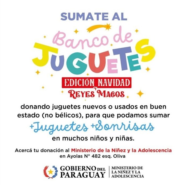 Campaña solidaria de Navidad y Reyes Magos: Banco de Juguetes recibe donaciones hasta el 3 de enero - ADN Digital