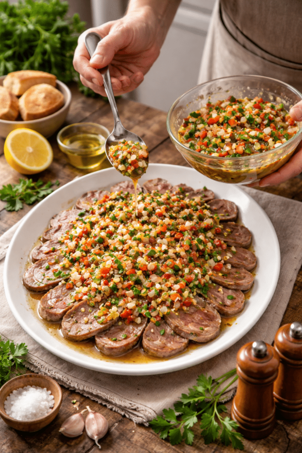 Lengua a la vinagreta: Receta clásica de la chef Clara Sosa