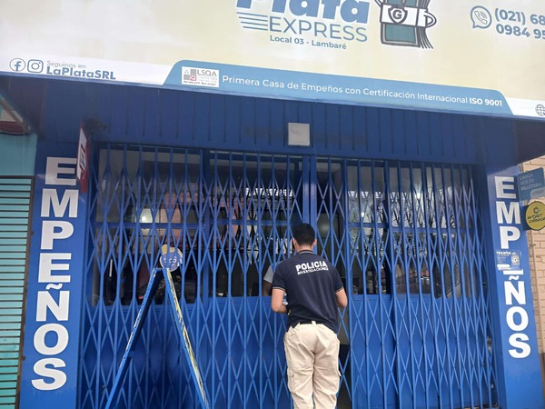 Violento asalto armado a casa de empeño en Lambaré