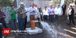 INAUGURAN SISTEMAS DE AGUA POTABLE EN CAMBYRETA