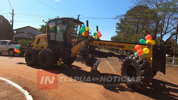 MUNICIPALIDAD DE FRAM ADQUIERE UNA FLAMANTE MOTONIVELADORA