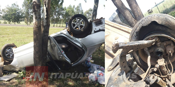 VIOLENTO ACCIDENTE SOBRE LA RUTA 8 A LA ALTURA DE GRAL. ARTIGAS