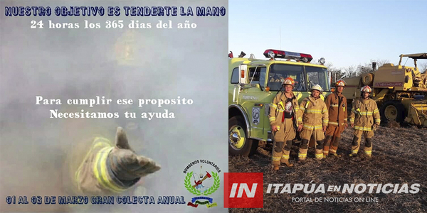 NATALIO: MAÑANA SERÁ LA GRAN COLECTA A FAVOR DE BOMBEROS VOLUNTARIOS