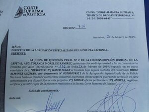 TRASLADARÁN A TACUMBÚ A DOS MIEMBROS DEL CARTEL DE SINALOA