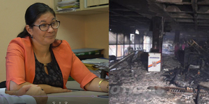 FINALMENTE IMPUTAN A MIRTA HERRERA POR EL ATENTADO A LA MUNICIPALIDAD