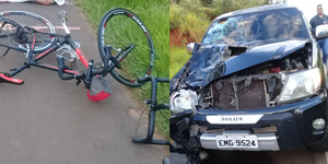 CICLISTA MUERE ATROPELLADO CAMINO A CAACUPÉ