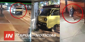 HURTÓ UN CAMIÓN, CHOCÓ Y LO ABANDONÓ