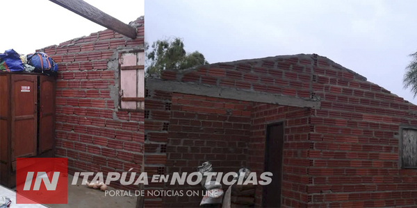 TEMPORAL CAUSÓ DESTROZOS EN GRAL. DELGADO.