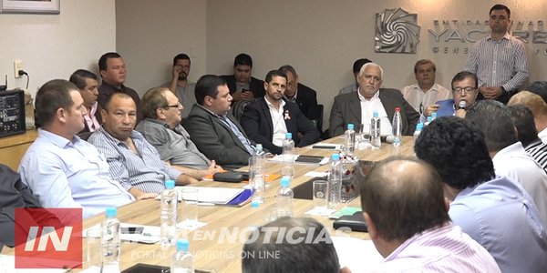 COMUNA SANCOSMEÑA PRESENTÓ PROYECTOS ANTE LA EBY.