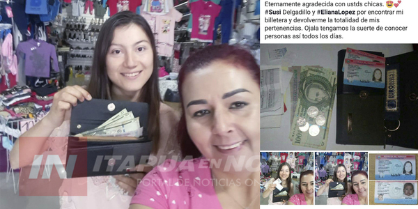 DEVUELVEN A ENCARNACENA SU BILLETERA EN ALTOS-COORDILLERA