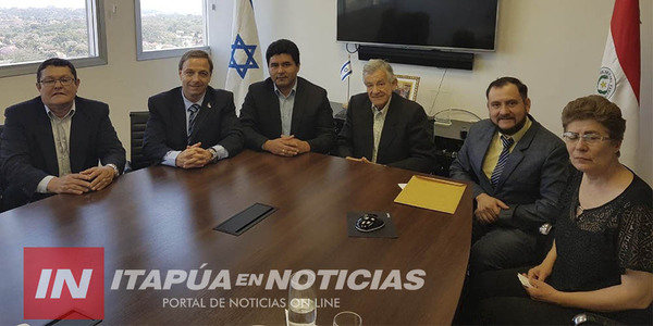 INTENDENTE DE CNEL. BOGADO GESTIONA INVERSIONES ANTE EL GOBIERNO DE ISRAEL.