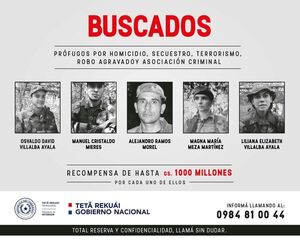 GOBIERNO OFRECE RECOMPENSA POR INFORMACIÓN SOBRE SECUESTRADORES