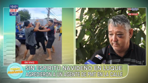 "Sentí que alguien me estaba pegando cuando estaba en el suelo": brutal agresión a un agente de la PMT