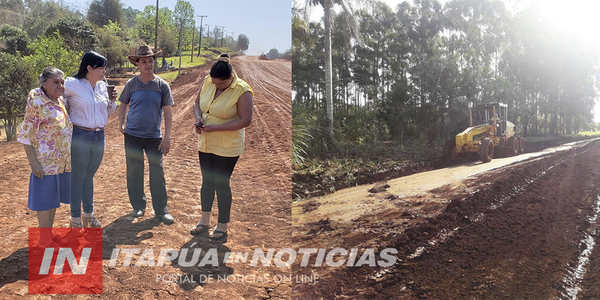 MÁS DE 1000 KM DE CAMINOS VECINALES INTERVENIDOS EN CARLOS A. LÓPEZ.